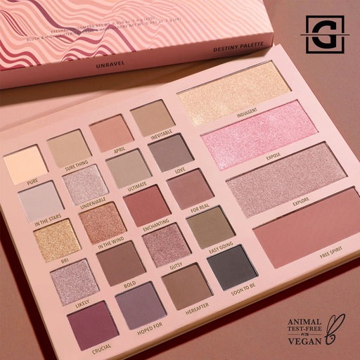 MOIRA PALETA DE OJOS Y ROSTRO UNRAVEL DESTINY EYE &amp; FACE