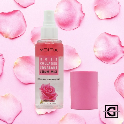 MOIRA SUERO FACIAL EN MIST DE ROSAS CON COLAGENO Y ESCUALENO