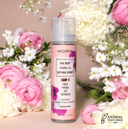 MOIRA FIJADOR DE MAQUILLAJE EN SPRAY THE BEST CAMELLIA