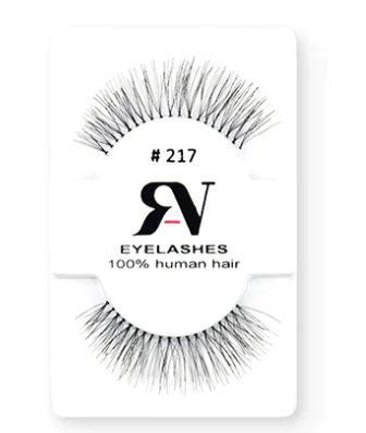 RV EYELASHES PESTAÑAS 100% CABELLO HUMANO #217
