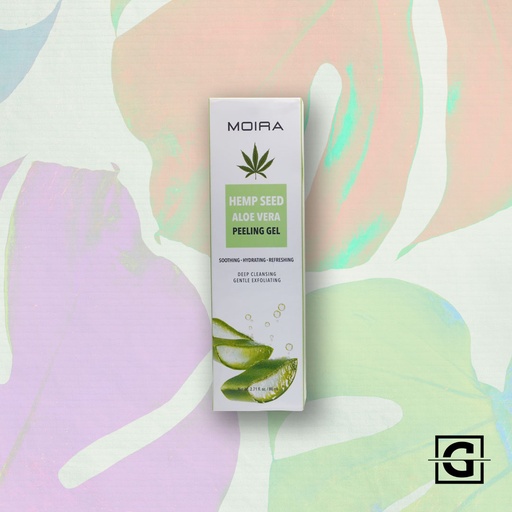 MOIRA EXFOLIANTE PEELING EN GEL CON SEMILLA DE CAÑAMO Y ALOE VERA