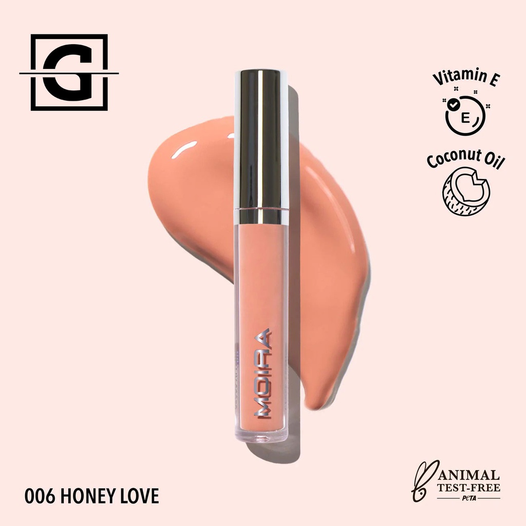 MOIRA GLOSS AFFAIR LIP 006 HONEY LOVE