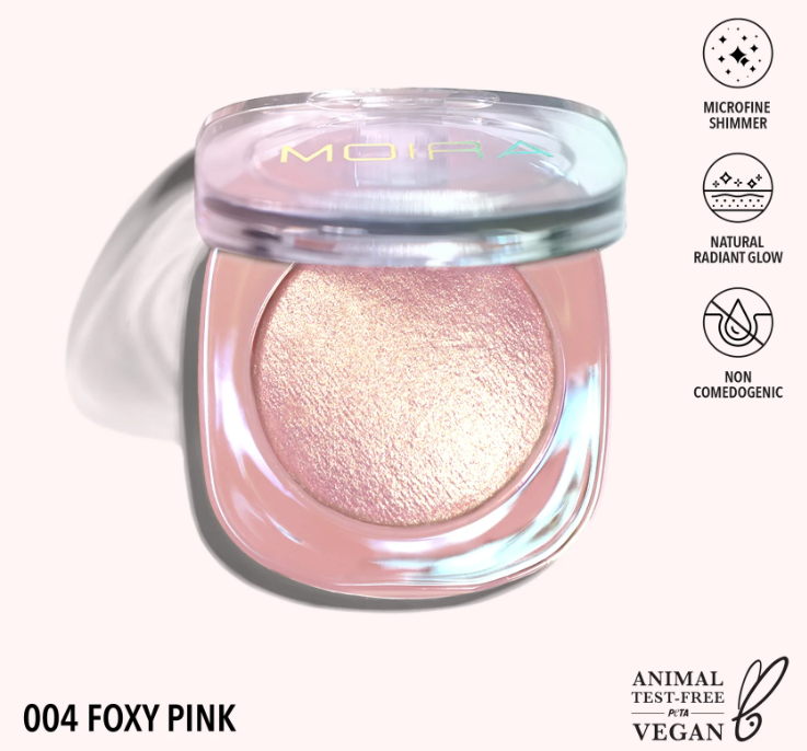 MOIRA ILUMINADOR DREAMLIGHT HIGHLIGHTER 004 FOXY PINK