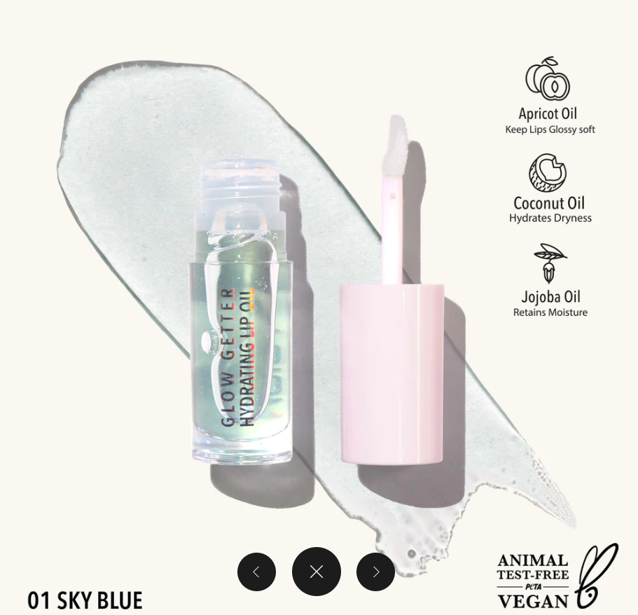 MOIRA LABIAL HIDRATANTE GLOW GETTER 001 SKY BLUE