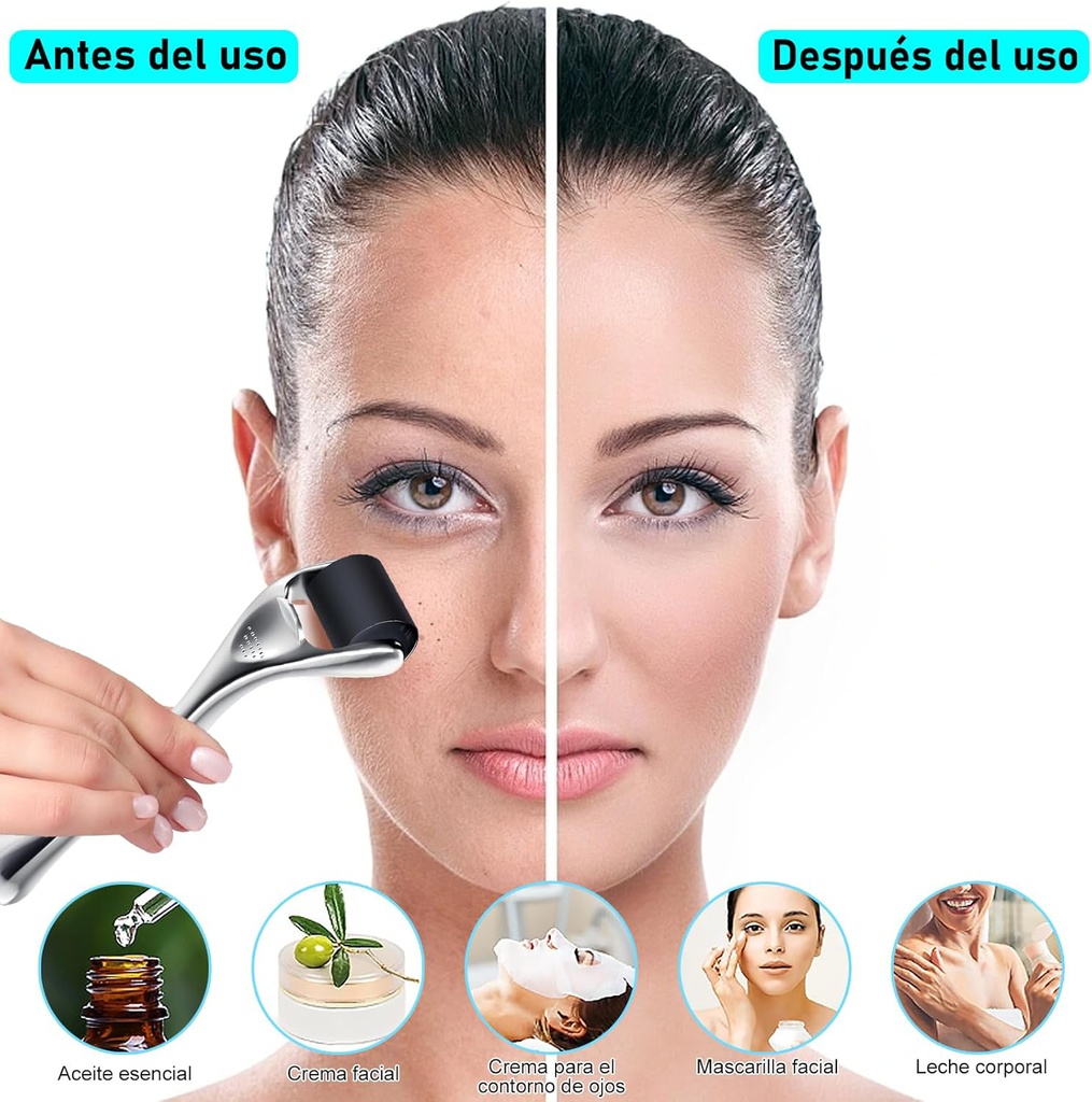 DAMOA &amp; KOCO DERMA ROLLER 540 AGUJAS 0.25 mm.