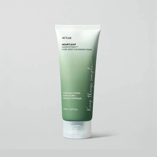 ANUA ESPUMA LIMPIADORA EXFOLIANTE QUERCETINOL PORE DEEP CLEASING FOAM 150 ML