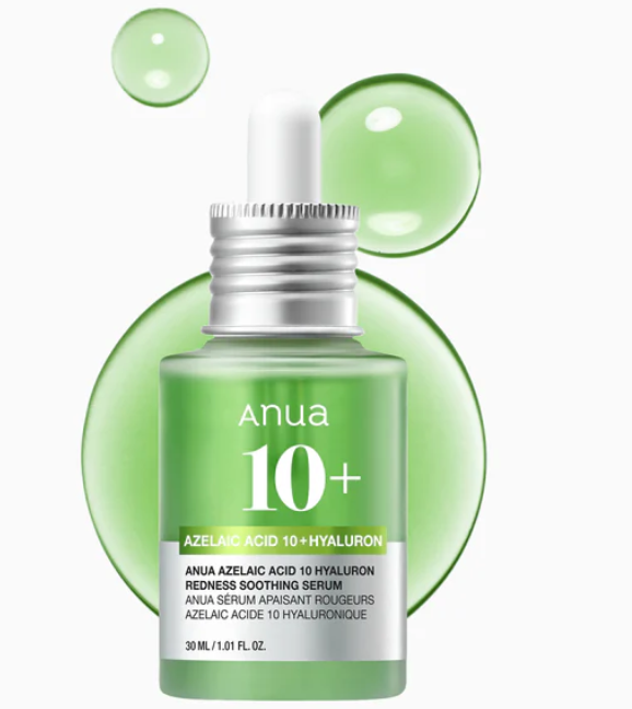 ANUA SUERO ANTIACNE AZELAICO 10% + HYALURONICO REDNESS SOOTHING SERUM 30 ML