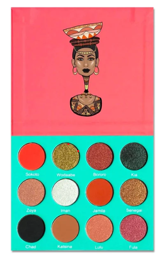 JUVIAS PALETA DE SOMBRAS THE SAHARAN