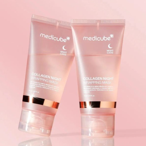 [8800256107421] MEDICUBE MASCARILLA FACIAL HIDRATANTE NOCTURNA DE COLAGENO NIGHT WRAPPING MASK