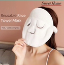 DAMOA & KOCO MASCARILLA DE TELA PARA SPA FACE TOWEL MASK HOT-COLD