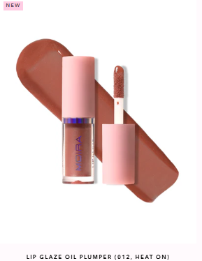[840222312150 LOP012] MOIRA LABIAL HIDRATANTE LIP GLAZE OIL PLUMPER 12 HEAT ON