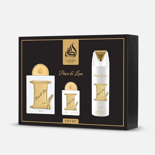 [6290362347828] LATTAFA PERFUME PEACE &amp; LOVE GIFT SET