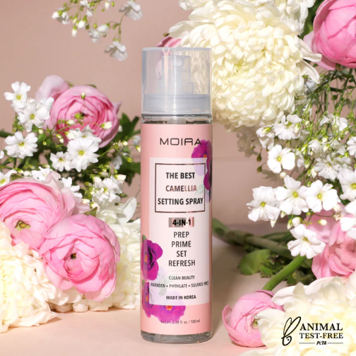 MOIRA FIJADOR DE MAQUILLAJE EN SPRAY THE BEST CAMELLIA